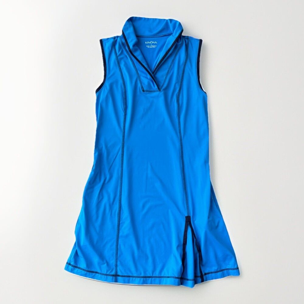 Kinona Blue Athletic Dress Size S Preppy Golf Tennis